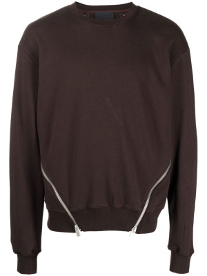 

Zip-details cotton sweatshirt, HELIOT EMIL Zip-details cotton sweatshirt