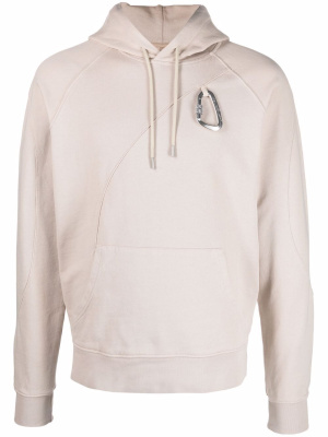 

Drawstring zipped hoodie, HELIOT EMIL Drawstring zipped hoodie