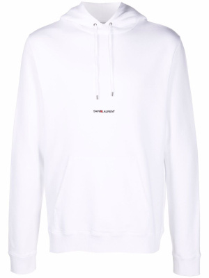 

Logo-print hoodie, Saint Laurent Logo-print hoodie