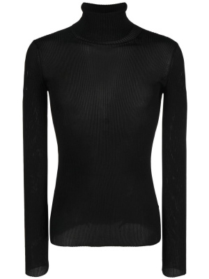

Helvet fine-knit ribbed jumper, Off-White Helvet fine-knit ribbed jumper