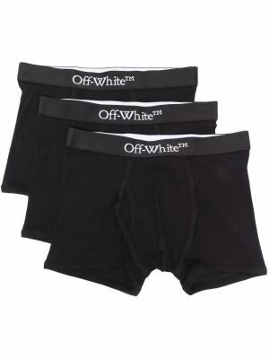 

Logo-waistband boxer tri-pack, Off-White Logo-waistband boxer tri-pack