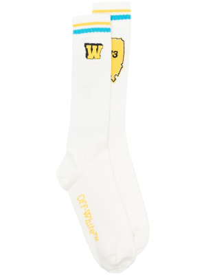 

World medium socks, Off-White World medium socks