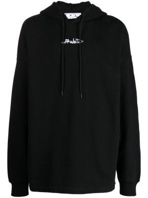

Embroidered logo hoodie, Off-White Embroidered logo hoodie