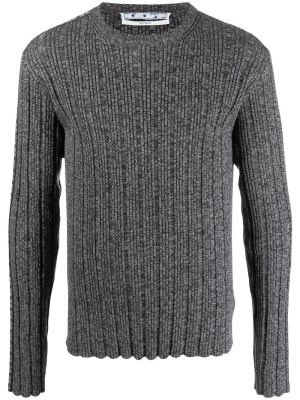 

Arrow band ribbed knit jumper, Off-White Arrow band ribbed knit jumper