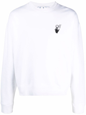 

Off logo print Arrows sweatshirt, Off-White Off logo print Arrows sweatshirt