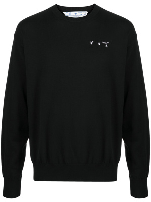 

Logo-print cotton sweatshirt, Off-White Logo-print cotton sweatshirt