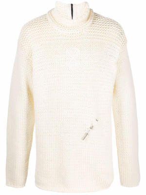 

Nail detail high-neck jumper, Off-White Nail detail high-neck jumper