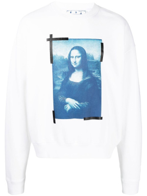 

Mona Lisa-print sweatshirt, Off-White Mona Lisa-print sweatshirt