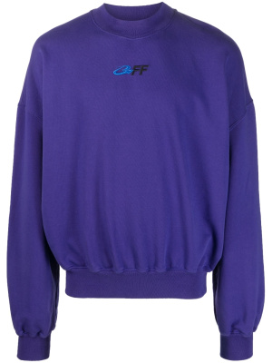 

Logo-print cotton sweatshirt, Off-White Logo-print cotton sweatshirt