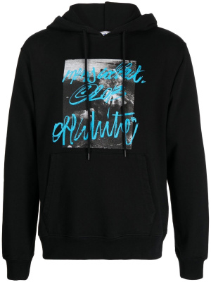 

Graphic-print cotton hoodie, Off-White Graphic-print cotton hoodie