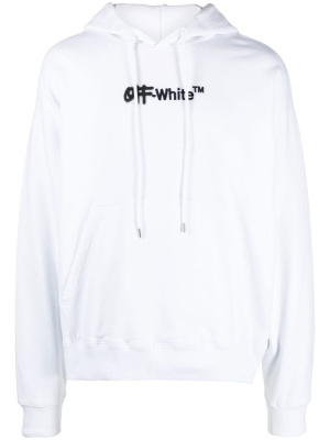 

Logo-print cotton hoodie, Off-White Logo-print cotton hoodie