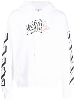 

Graffiti skate cotton hoodie, Off-White Graffiti skate cotton hoodie