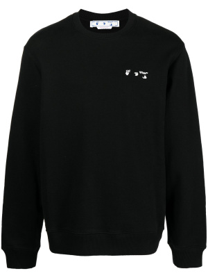 

Hands Off logo-print sweatshirt, Off-White Hands Off logo-print sweatshirt