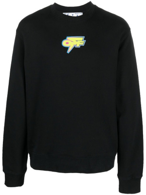 

Arrows-print cotton sweatshirt, Off-White Arrows-print cotton sweatshirt