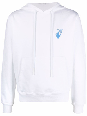 

Logo-embroidered hoodie, Off-White Logo-embroidered hoodie