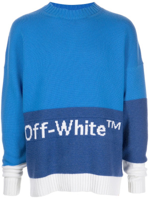 

Colour-block jumper, Off-White Colour-block jumper