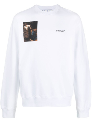 

Caravaggio-print sweatshirt, Off-White Caravaggio-print sweatshirt