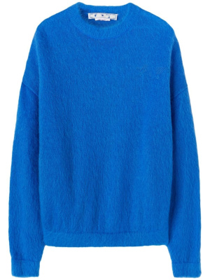 

Arrow Skate textured-knit jumper, Off-White Arrow Skate textured-knit jumper