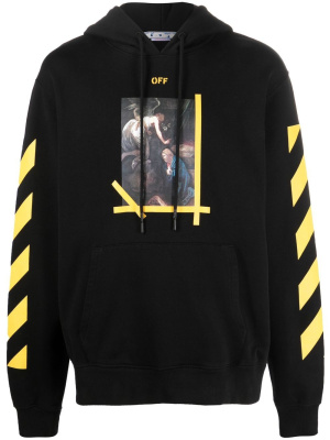 

Caravaggio-print hoodie, Off-White Caravaggio-print hoodie