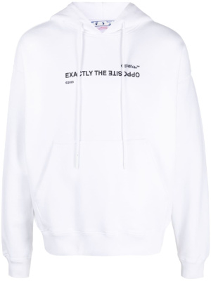 

Slogan-print hoodie, Off-White Slogan-print hoodie
