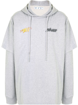 

Pivot cotton hoodie, Off-White Pivot cotton hoodie
