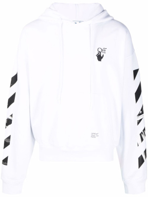 

Caravaggio Arrows printed hoodie, Off-White Caravaggio Arrows printed hoodie