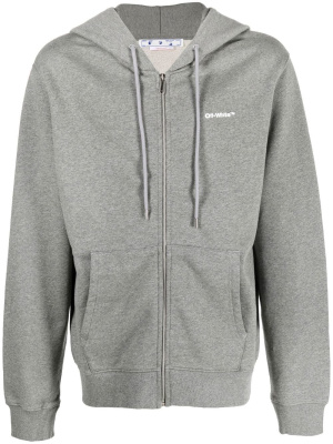

Graphic-print drawstring hoodie, Off-White Graphic-print drawstring hoodie