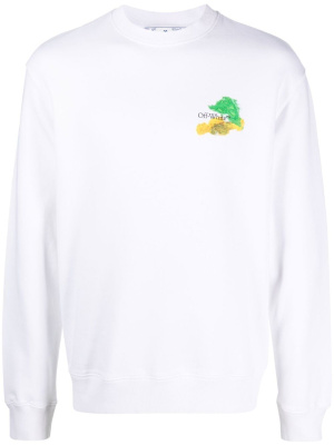 

Brush Arrows crew-neck sweatshirt, Off-White Brush Arrows crew-neck sweatshirt