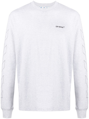 

Logo-print long-sleeve T-shirt, Off-White Logo-print long-sleeve T-shirt