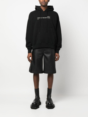 

Slogan-print drawstring hoodie, Off-White Slogan-print drawstring hoodie