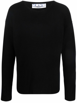 

Diag stripe round-neck jumper, Off-White Diag stripe round-neck jumper