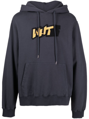 

Logo-print drawstring hoodie, Off-White Logo-print drawstring hoodie