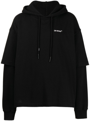 

Caravaggio Arrow-print hoodie, Off-White Caravaggio Arrow-print hoodie