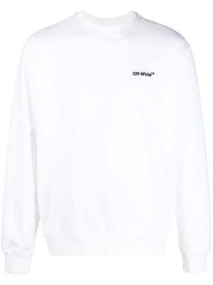 

Helvetica crew-neck sweatshirt, Off-White Helvetica crew-neck sweatshirt