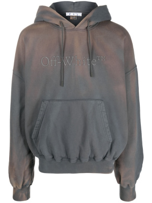 

Bookish Laund logo-print hoodie, Off-White Bookish Laund logo-print hoodie