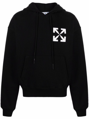 

Arrows-print cotton hoodie, Off-White Arrows-print cotton hoodie