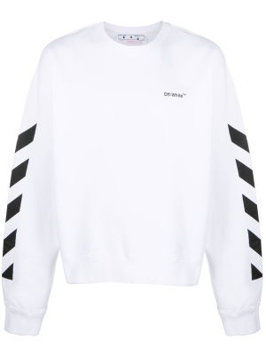 

Logo-print cotton sweatshirt, Off-White Logo-print cotton sweatshirt