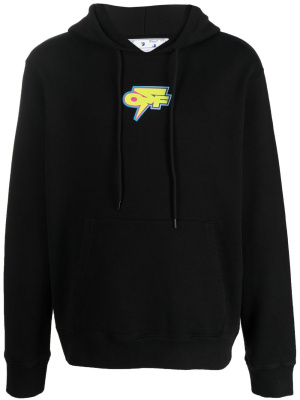 

Arrows-print cotton hoodie, Off-White Arrows-print cotton hoodie