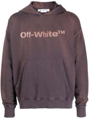 

Logo-print cotton hoodie, Off-White Logo-print cotton hoodie