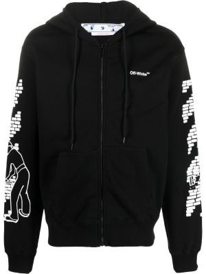 

Graphic-print hoodie, Off-White Graphic-print hoodie