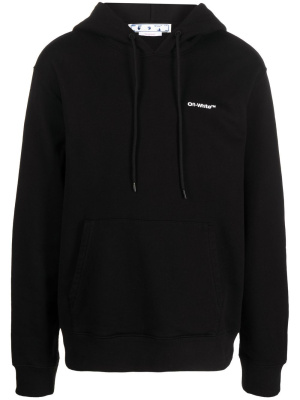 

Logo-print drawstring hoodie, Off-White Logo-print drawstring hoodie