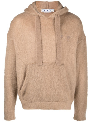 

Arrows brushed drawstring hoodie, Off-White Arrows brushed drawstring hoodie
