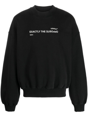 

Slogan-print sweatshirt, Off-White Slogan-print sweatshirt