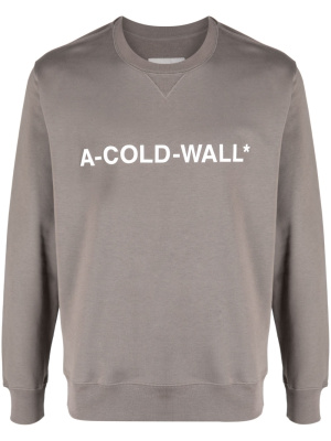 

Logo-print long-sleeve sweatshirt, A-COLD-WALL* Logo-print long-sleeve sweatshirt