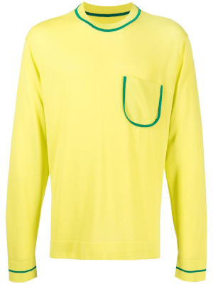 

La Maille Marino contrasting-trim sweater, Jacquemus La Maille Marino contrasting-trim sweater