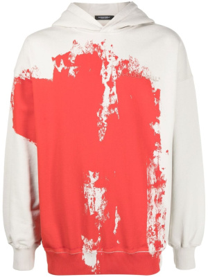 

Paint-effect cotton hoodie, A-COLD-WALL* Paint-effect cotton hoodie