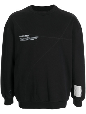 

Slogan print sweathsirt, A-COLD-WALL* Slogan print sweathsirt