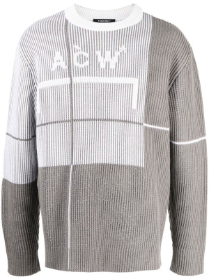 

Grid crew-neck jumper, A-COLD-WALL* Grid crew-neck jumper