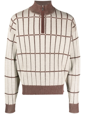 

Checkered knit jumper, Jacquemus Checkered knit jumper