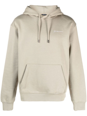 

Embroidered logo hoodie, Jacquemus Embroidered logo hoodie